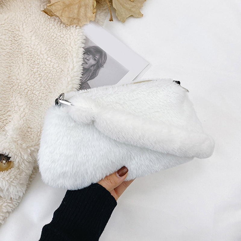 Túi Xách Lông Nhung In Họa Tiết Bò Sữa Thời Trang Thu Đông Dành Cho Nữ