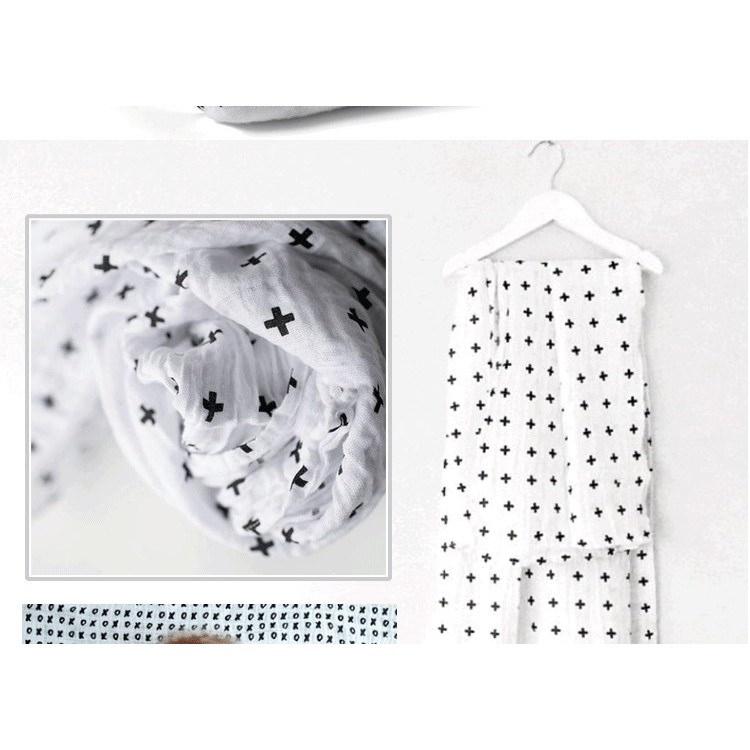 Khăn Aden Muslin sợi tre chính hãng