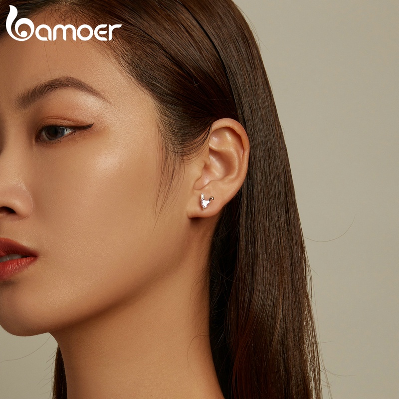 Đôi bông tai BAMOER SCE1365 chất liệu bạc 925 thời trang