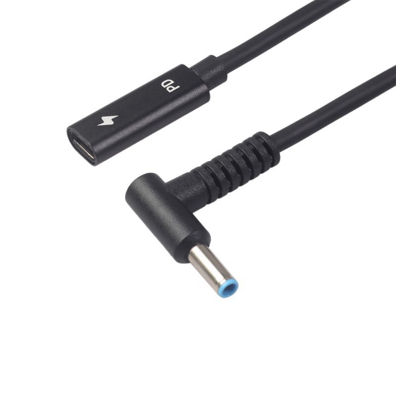 Cáp chuyển đổi Usb Type C Sang Hp4506 góc 90 độ 4.5x3.0mm Cho Laptop HP | BigBuy360 - bigbuy360.vn