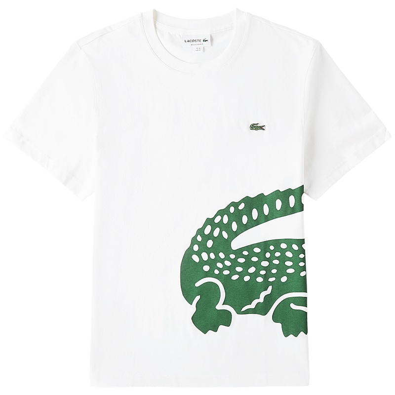 Áo Thun cotton Tay Ngắn In Họa Tiết Laco-ste Thoải Mái Thời Trang Cho Nam Và Nữ