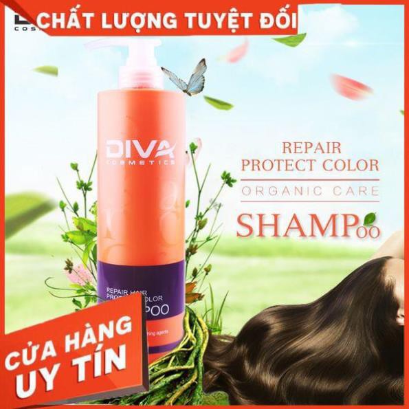 CẶP DẦU GỘI DIVA CAM PHỤC HỒI VÀ GIỮ MÀU ORGANIC