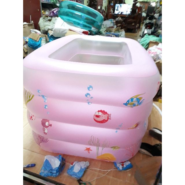 Bể bơi 4 tầng kích thước 125×100×75 cm cho bé tập bơi