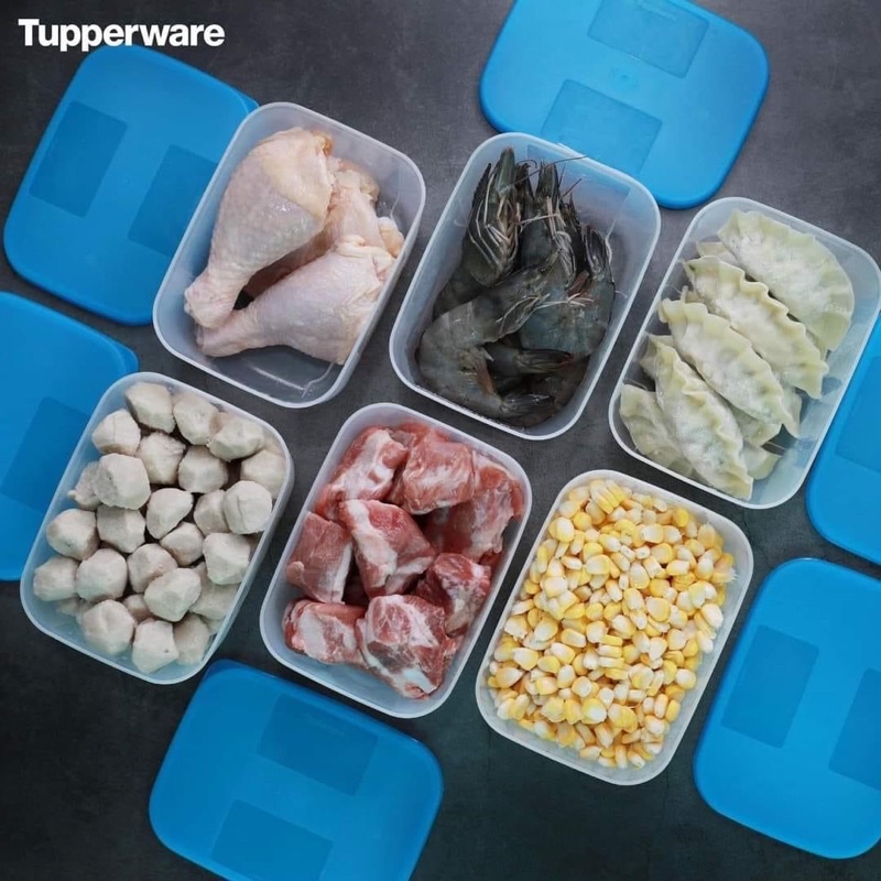 SET 6 HỘP ĐÔNG XANH 650Ml TUPPERWARE