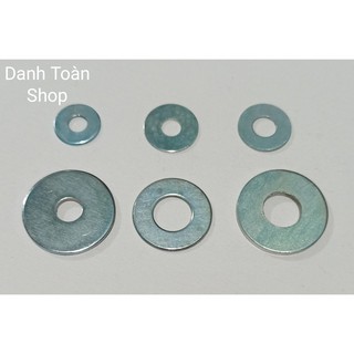 Long Đền Trắng Xi 200g Đủ Size từ 5mm, 6mm, 8mm, 10mm 12mm, 14mm, 16mm, 18mm, 20mm, 22mm ( Vòng Đệm )