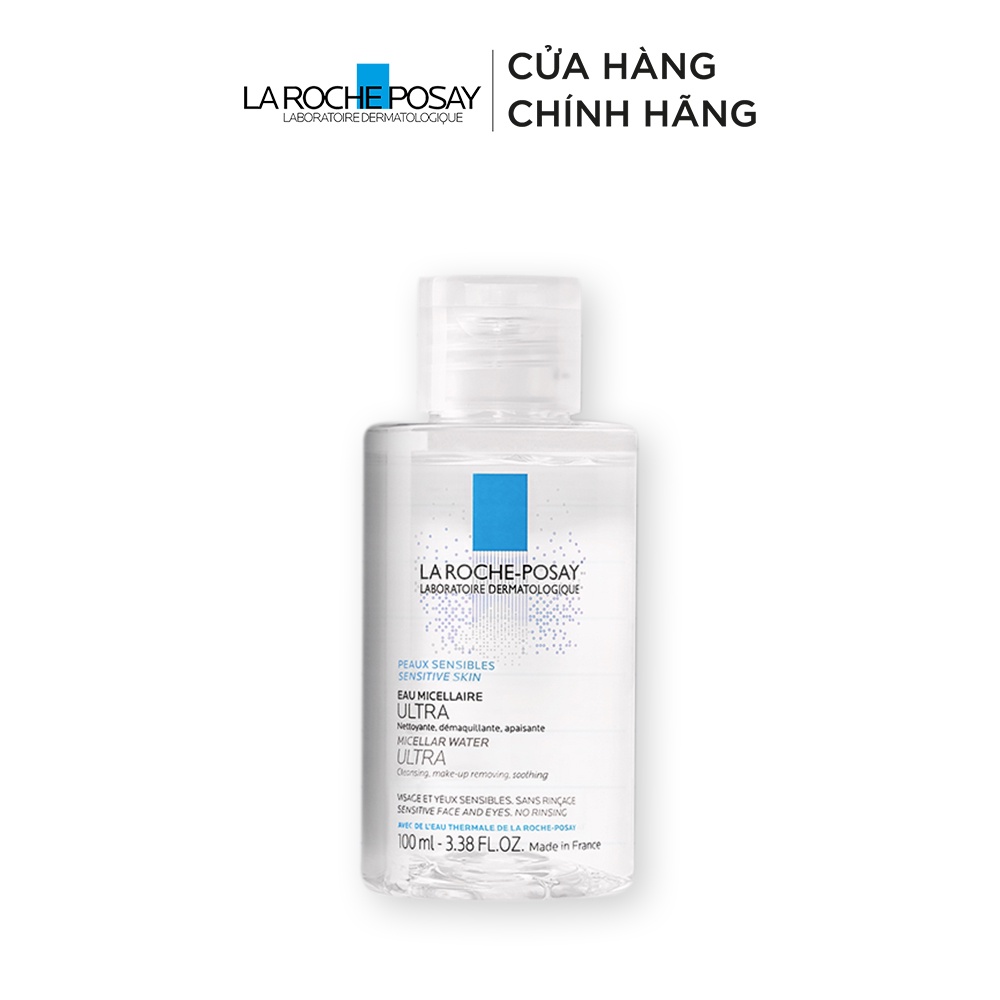 Nước tẩy trang và làm sạch sâu cho da nhạy cảm La Roche-Posay Micellar Water Ultra Sensitive Skin 100ml