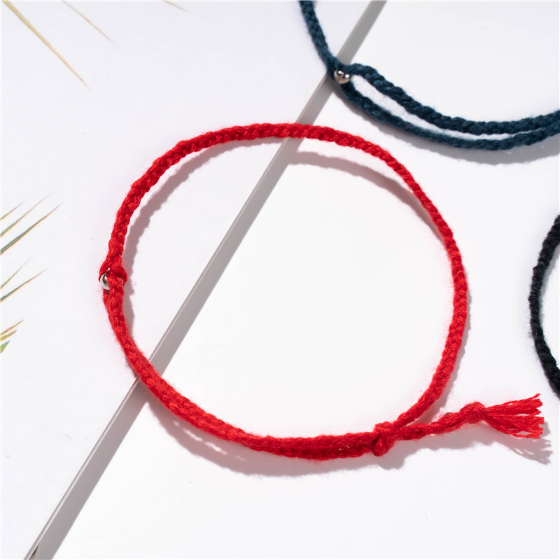 Kpop BTS Bracelet JIMIN Jungkook V Leather Red Charm | BigBuy360 - bigbuy360.vn