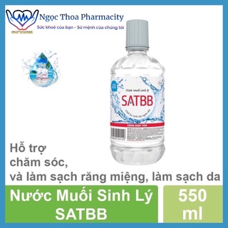 ✅✅ Nước muối sinh lý Satbb - Giúp chăm sóc, bảo vệ, và làm sạch răng miệng