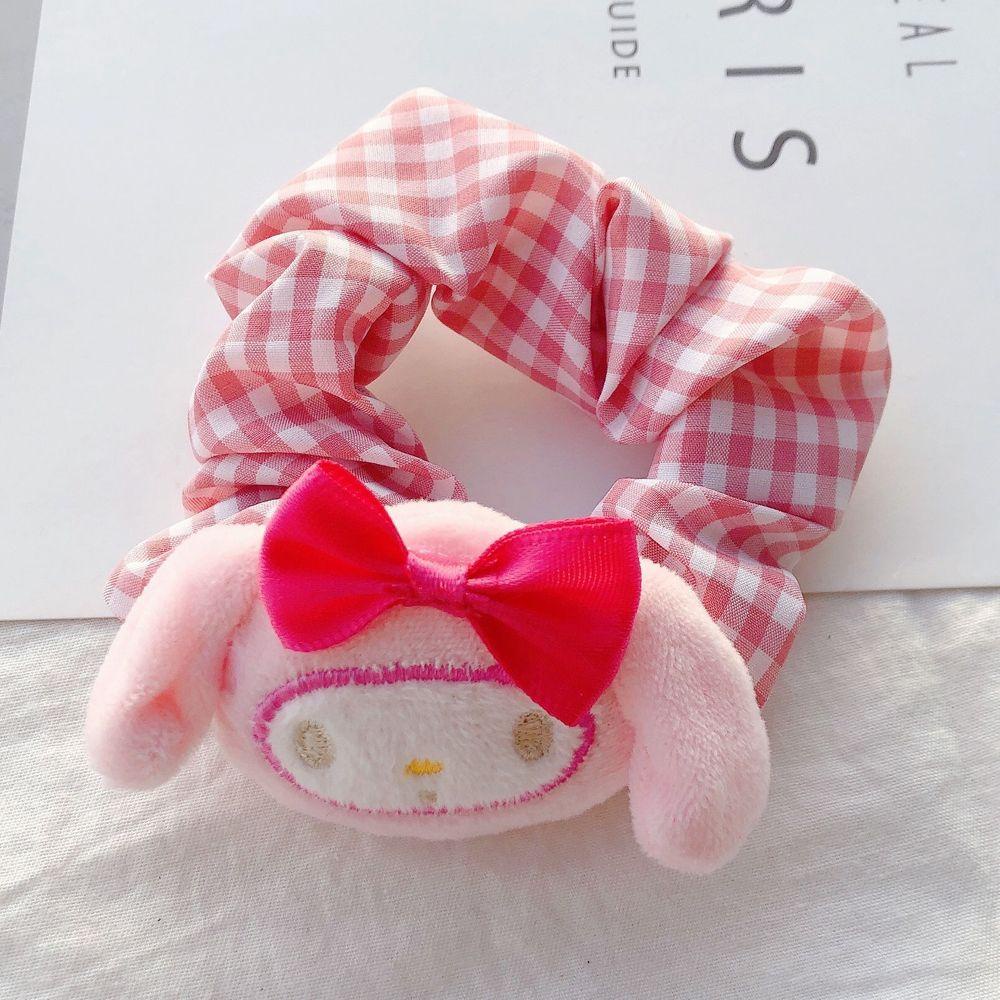 Dây Cột Tóc Hình Búp Bê Hoạt Hình Kuromi KT Cinnamoroll Dễ Thương Làm Quà Tặng Sinh Nhật Cho Bé Gái