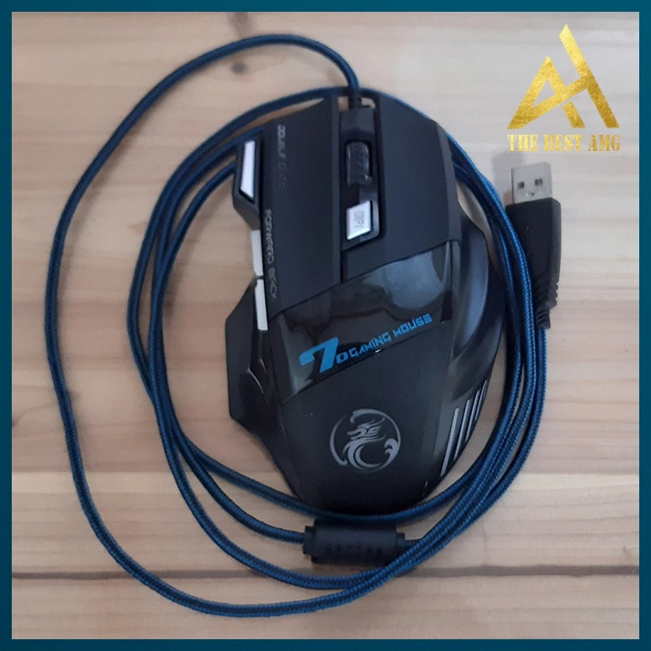 Chuột Máy Tính Gaming Đèn LED 7 Màu Có Dây IMICE X7 Chuột PC Laptop Mouse Chuyên Game Văn Phòng Làm Việc