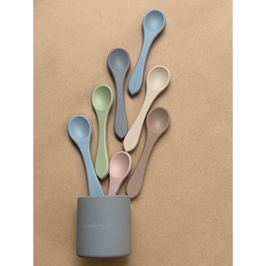Murlene - Thìa ăn dặm silicone cho bé