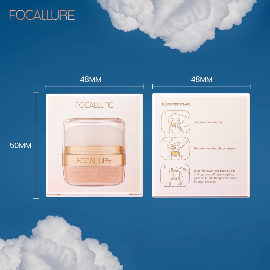 Focallure#Phấn Má Hồng AmberGold Focus On Me Sắc Tố Cao Kiểm Soát Dầu Không Cần Phụ Gia