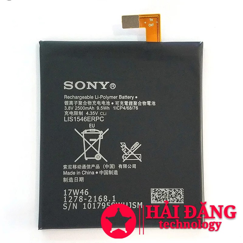 Pin Sony Xperia C3 T3 D2533 M50W D5103 S55T S55U D2502 LIS1546ERPC 2500mAh - Tặng Seal Dán Pin