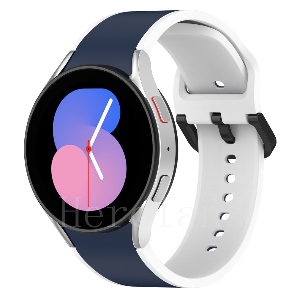 Dây Đeo Silicone Cho Đồng Hồ Thông Minh Samsung Galaxy Watch 5 / 4 44mm 40mm 5 pro 45mm 4 Classic 42mm 46mm