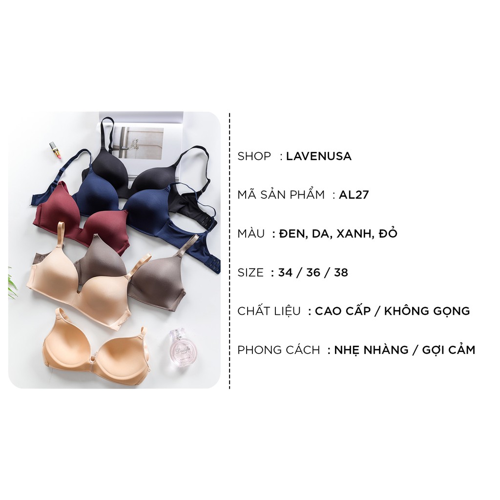 Áo lót nữ đúc su không gọng mềm mại thoải mái AL27 | BigBuy360 - bigbuy360.vn