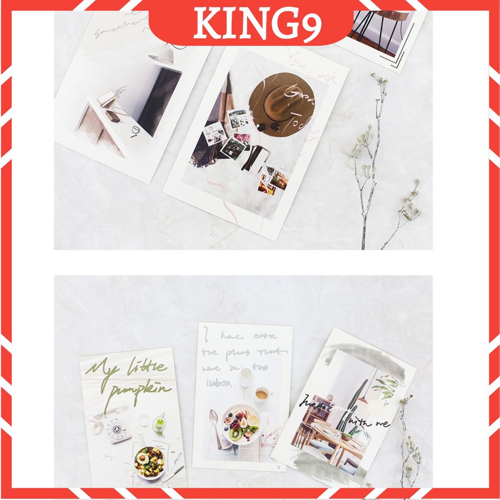 Hộp thẻ bưu thiếp postcard nhiều mẫu 30c 14.3cm*9.3cm