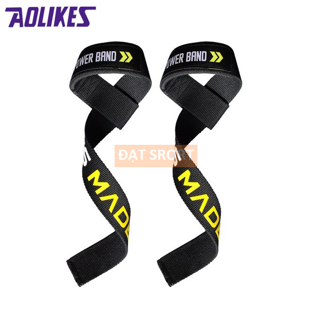 Dây Kéo Lưng AOLIKES 7637 Hỗ Trợ Deadlift , Kéo Xà , Các Bài Kéo Lưng , Tập Gym