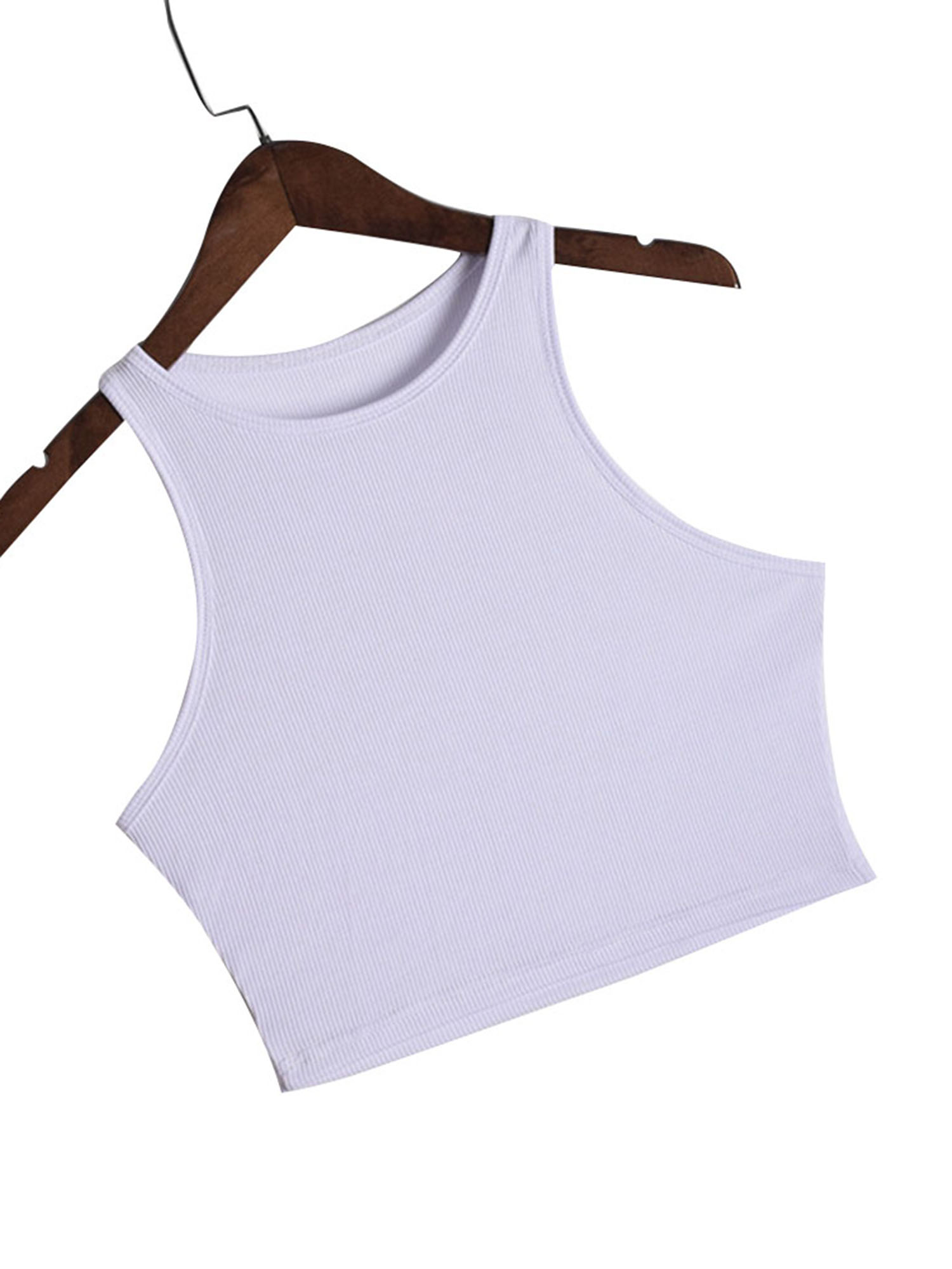 Áo Croptop Không Tay Màu Trơn Thời Trang Phong Cách Mùa Hè Cho Nữ | BigBuy360 - bigbuy360.vn