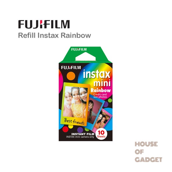 Fujifilm Film Instax Mini Paper 7 8 9 11 25 50 70 90 Link Liplay Share Sp1 Sp2 Rainbow