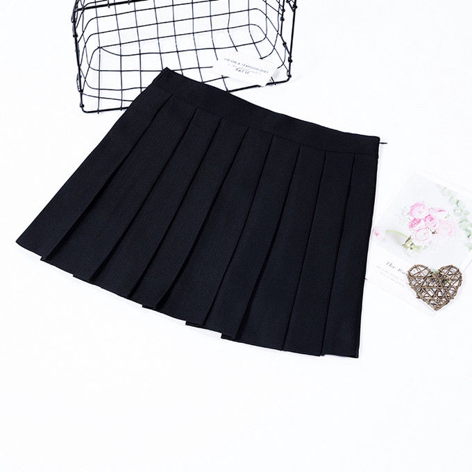 Chân Váy Midi Lưng Cao Phong Cách Hàn Quốc Cho Nữ