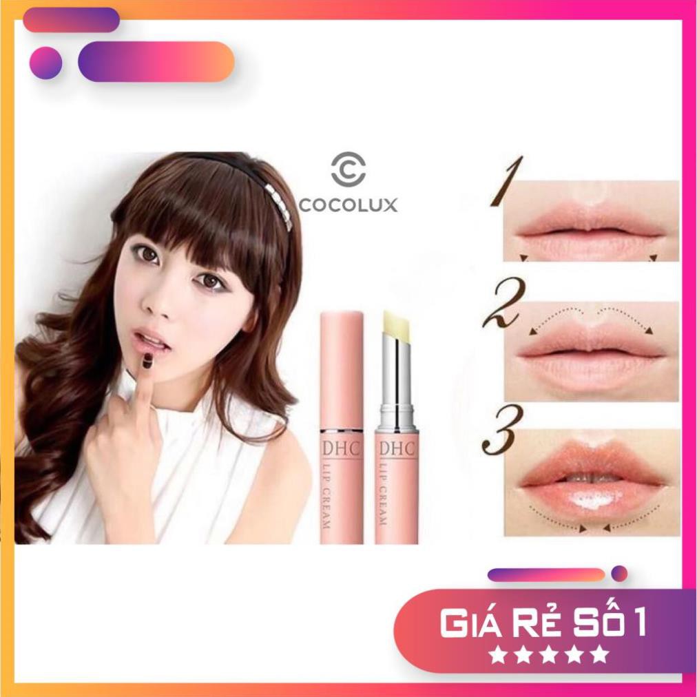 Son Dưỡng DHC Không Màu Giảm Thâm Môi Lip Cream - [COCOLUX]