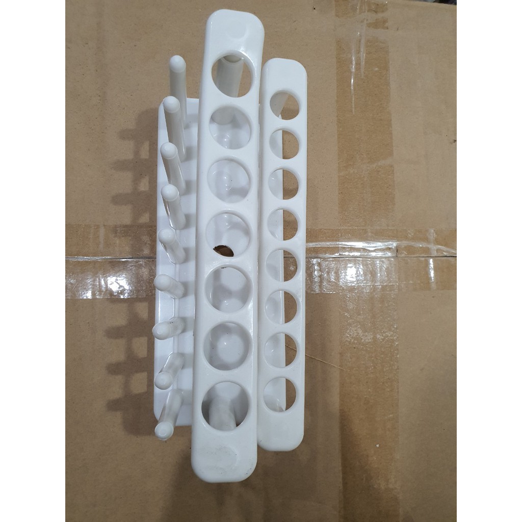 Giá để ống nghiệm 24 chỗ, 12 chỗ  dạng lỗ và dạng cột tiện dụng đa năng