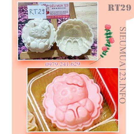 Khuôn nhựa rau cau trung thu 10cm - VT