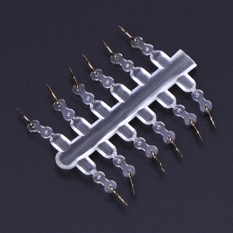 QQ Set 12 Móc Câu Cá Kèm Vòng Silicone Chuyên Dụng