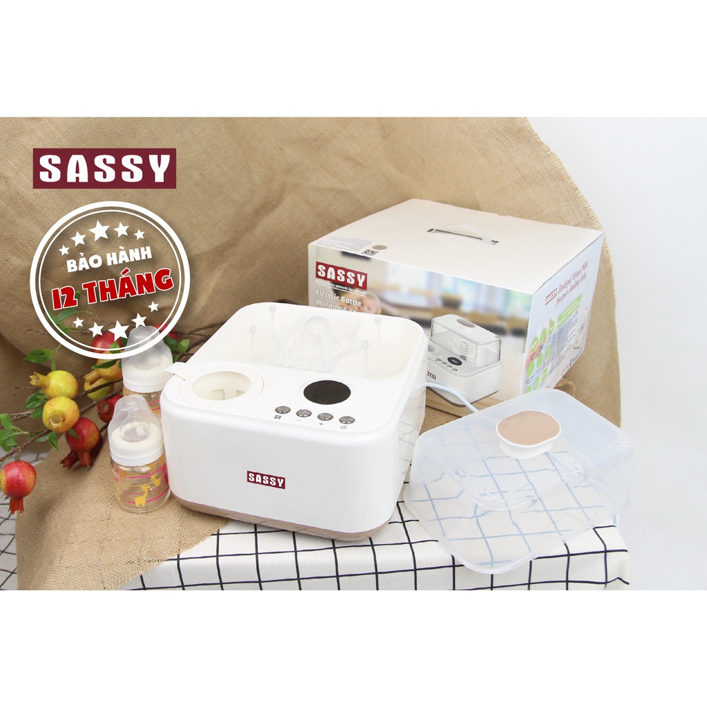 Máy Tiệt Trùng Bình Sữa và Hâm Sữa 2in1 Sassy