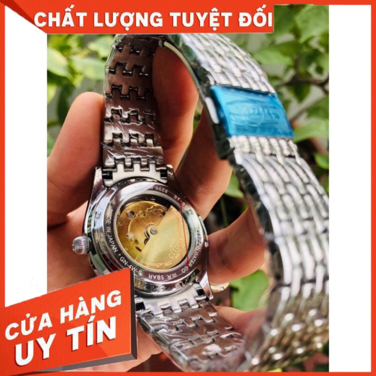 Đồng Hồ Nam citizen Sapphire CA35 Case 38mm Mặt vân Cọc La Mã Máy Cơ Automatic Nhật