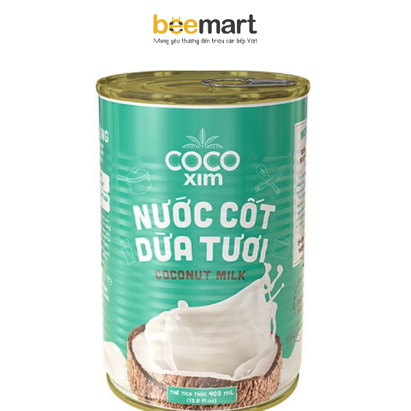Nước Cốt Dừa Cocoxim lon 400ml (2 loại)