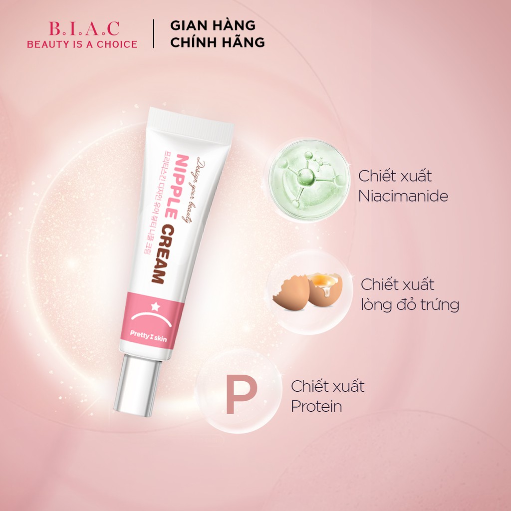 Kem Hồng Nhũ Hoa PrettySkin Design Your Beauty Nipple Cream 15g