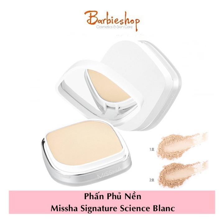 Phấn Nén Missha Signature Science Blanc Mẫu Mới