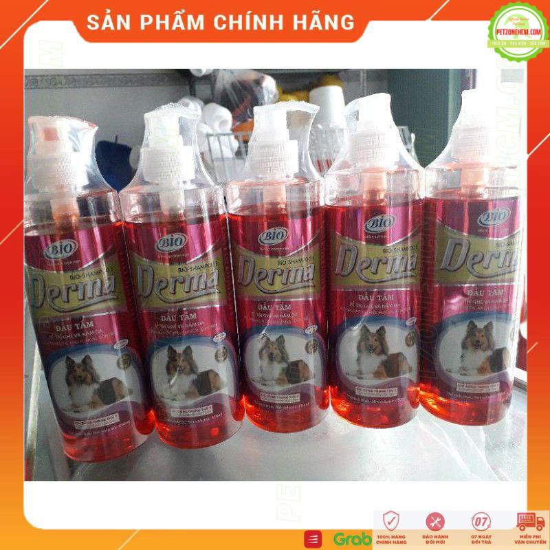 ✖✌Sữa tắm cho chó mèo 🏆 FREESHIP 70K ️🏆 Bio Derma 450ml ️trị ghẻ do Sarcoptes|Demodex|bọ chét|nấm da1