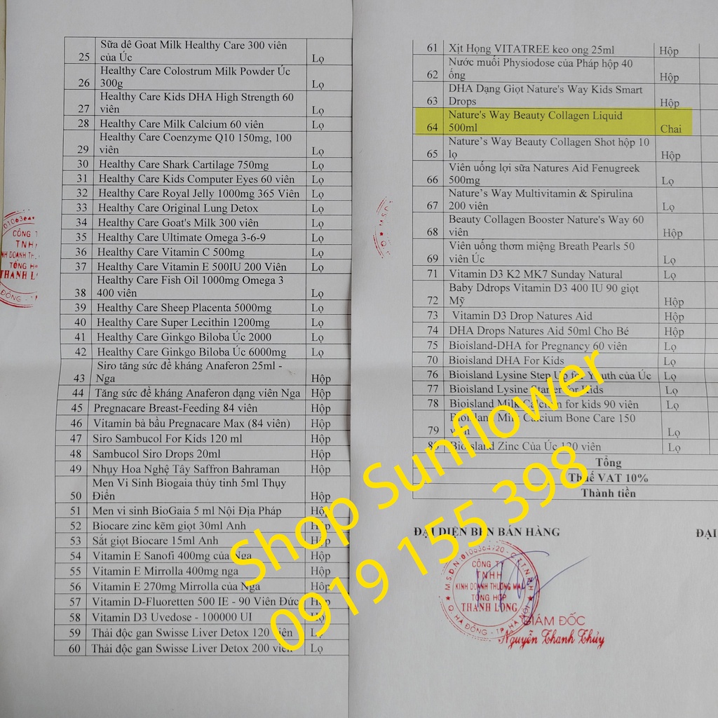 Collagen nước Beauty Collagen Liquid 500ml của Úc