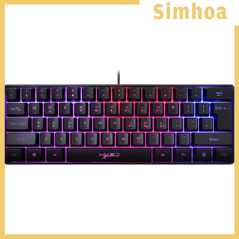 Bàn Phím Chơi Game Mini Có Dây Màu Rgb Cho Laptop