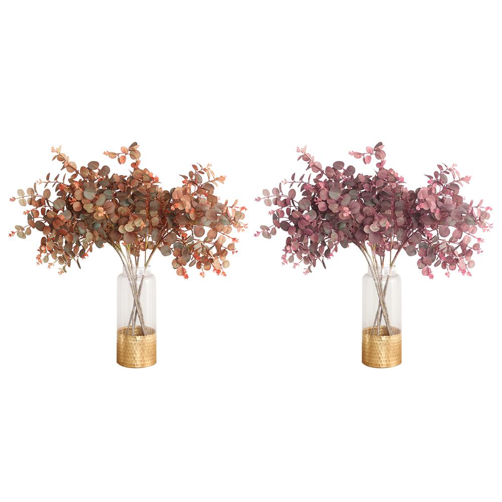 Cành Cây Bạch Đàn Giả 24 Nhánh 70cm Trang Trí Đám Cưới / Sân Vườn