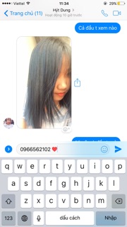 Thuốc nhuộm tóc xanh dương đen