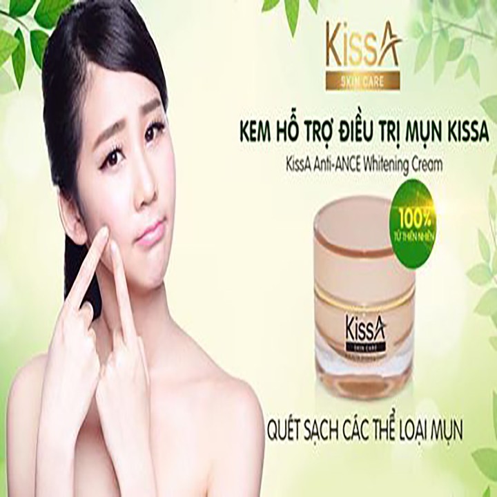 Kem Hỗ Trợ Điều Trị Mụn KissA