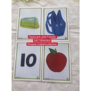 FLASHCARD LITTLE FRIENDS -76 thẻ ép plastic