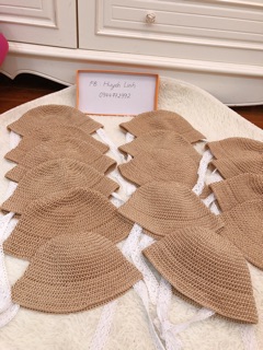 Mũ cói handmade siêu xinh cho bé iu