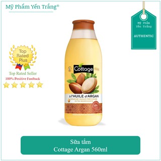 Sữa Tắm Chiết Xuất Từ Tinh Dầu Argan 560ml Cottage À L'huile D'argan