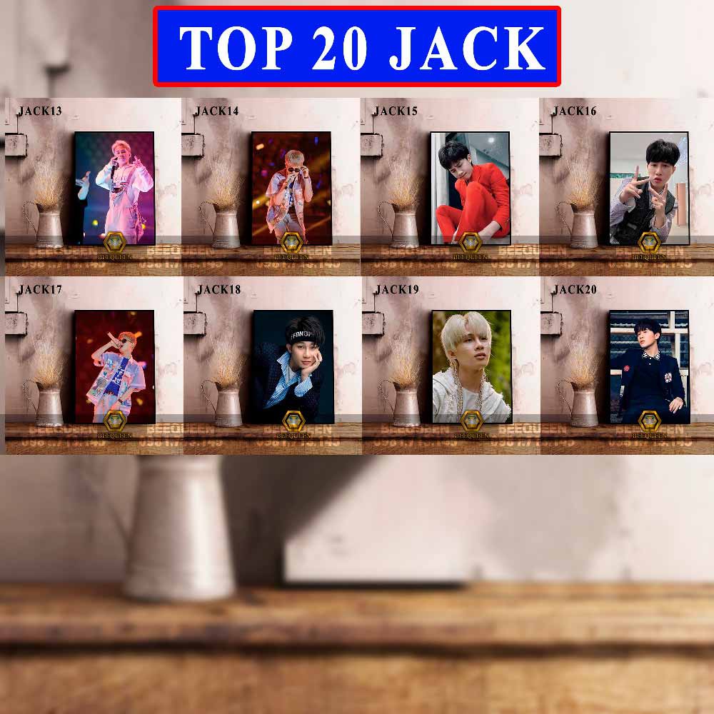 Tranh Treo Ca sĩ Jack - Album 20 lựa chọn top hot siêu nét - sản phẩm chất lượng cao