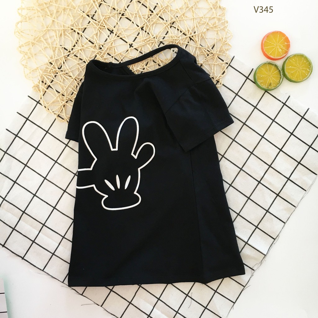 Váy Nơ Đỏ Chất Thun Cotton Mềm Đẹp Cho Bé Gái 8-20Kg NamKidShop (V345)