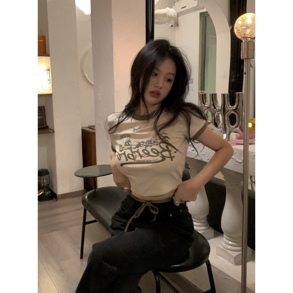 Áo Thun Nữ Ngắn Tay Thời Trang Hàn Quốc