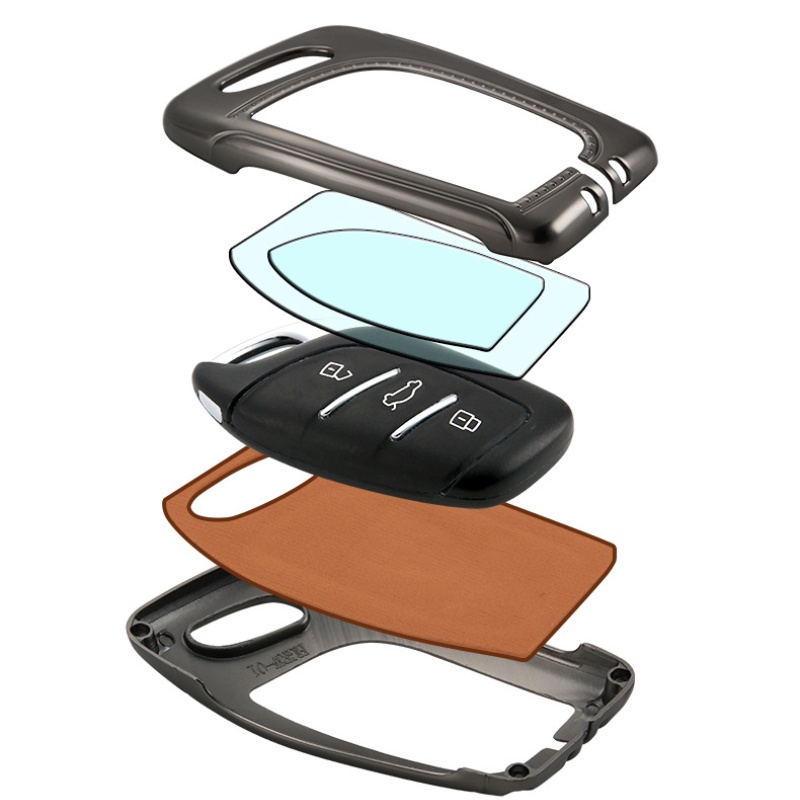 Ốp Bảo Vệ Chìa Khóa Xe Hơi Bằng Hợp Kim Kẽm Cao Cấp Cho Mg6 Zs Mingjue 5 Rongwei Rx5 Plus I6 I5 MG