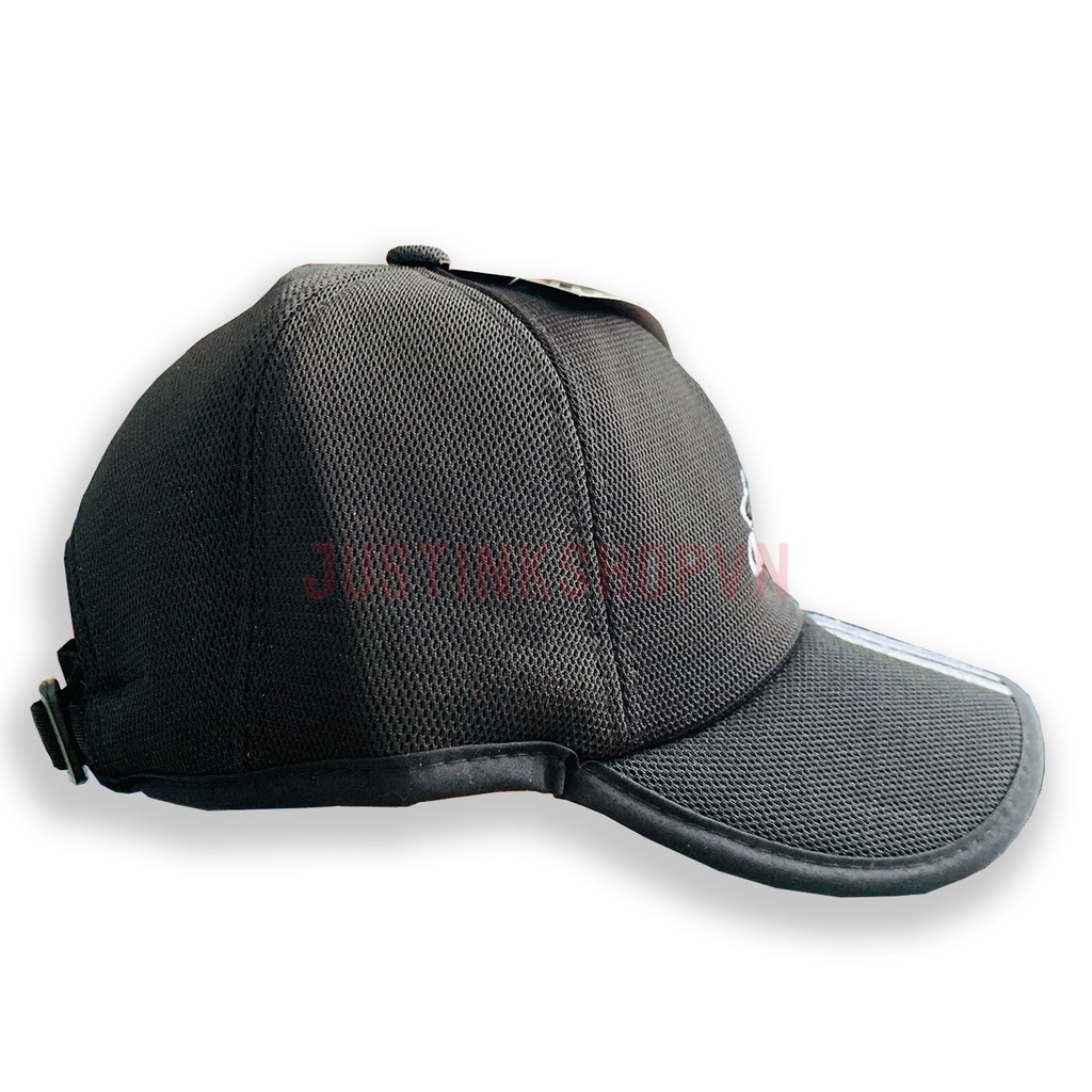 Nón mũ kết lưỡi trai cap dạng snapback Das Unisex thể thao năng động (Đen) - JKCL-2008-NADD-DE