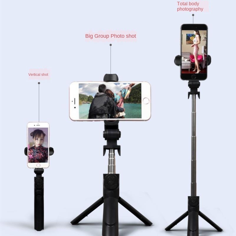 Gậy Ba Chân Điều Khiển Từ Xa Bluetooth Tích Hợp Gậy Selfie Cho Apple Oppohuawei Tiktok | BigBuy360 - bigbuy360.vn