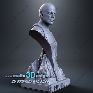 File in  3D mô hình JOHN MCCLANE ( DIE HARD ) - Bust