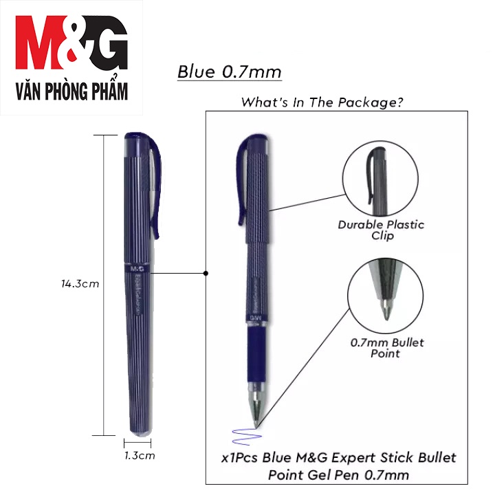 Bút Nước Ký 1.0 Thân Sọc M&G AGP13672